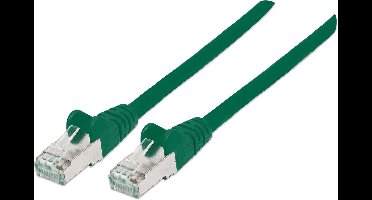 Intellinet - 350686 - netwerkkabel - 30 m - Cat6a - S/FTP (S-STP) - Groen