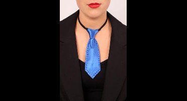 Ministropdas blauw met strass stenen