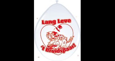 Trouwballonnen Cartoon - 8 stuks