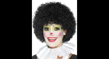 Smiffys Clown Neck Ruffle - Witte kraag voor carnaval en verkleedfeest