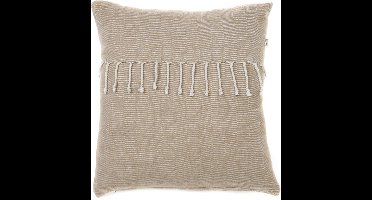 Dutch Decor WABER - Sierkussen 45x45 cm - camel - bruin - Inclusief binnenkussen