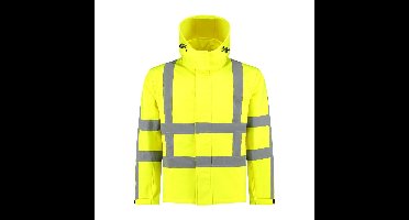 EM Traffic Softshell Jas RWS Geel - Maat 3XL