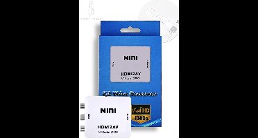 HDMI Naar Tulp Converter - HDMI To AV | Composiet RCA Audio Video Kabel Adapter