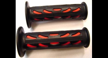 handvat set zwart / rood - druppel