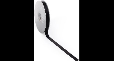 Zwart Satijnlint | zeer luxe kwaliteit |10 mm / 25 mtr.