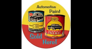 Automotive Paint Zwaar Metalen Bord 35 cm