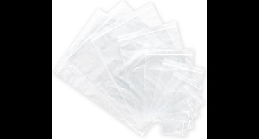 Gripzakjes 100x150 mm -100 stuks- Extra Sterk! Staples - 50M transparant - seal - zakjes