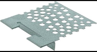 GB RB Lijmplaat sendzimir verzinkt 117 x 126mm 10110 (Prijs per stuk)