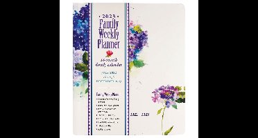 2023 Hydrangeas Family Weekly Planner (18-Months, July 2022 - December 2023)