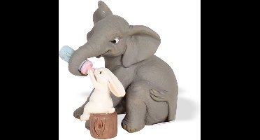 MadDeco - ludiek - beeld - Olifant - geeft - fles - haas