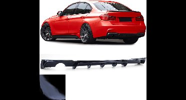 Diffuser Voor Bmw 3 serie F30 M Pakket Achterbumper glans Zwart Enkele Uitlaat Uitsparing M3 Performance Look
