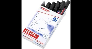 edding 360 whiteboardmarker - 3mm - Rond - Zwart - 10 stuks