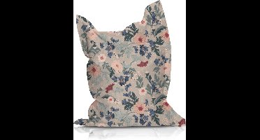 Zitzak - Feline Forest Flower beige