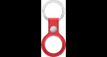 Apple - AirTag sleutelhanger - Leer - Rood