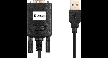 Sandberg - 133-08 - USB naar Serial Link - 9-pin - Zwart