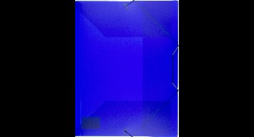 Kangaro elastomap - A4 - PP - transparant blauw - K-58190661