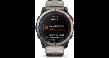 Garmin - 010-02541-61 - Smartwatch - Quatix® 7X Sapphire Solar Titan - 010-02541-61 met extra hemelsblauwe siliconen band