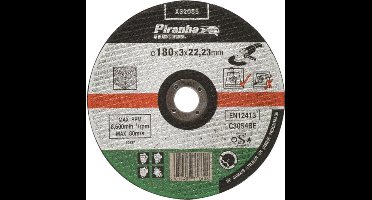 Doorslijpschijf steen, plat - 178 x 22