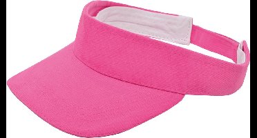 Brushed Katoenen - zonneklep - Pet - Roze