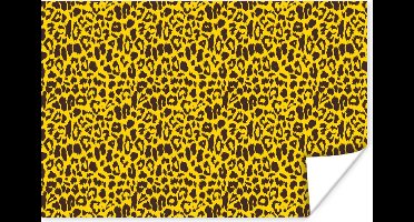 Poster Tijger - Dierenprint - Geel - 30x20 cm
