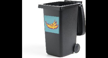 Container sticker tekening van bananen - 40x40 cm - Kliko sticker