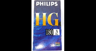 Philips HG 180 Videocassette (3pack + band wonderlijke sport blunders)
