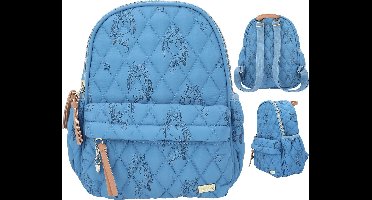 Depesche - Miss Melody rugzak - BLUE QUILT