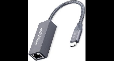 USB-C naar Ethernet adapter - 1000Mbps - RJ45 - Windows/Mac