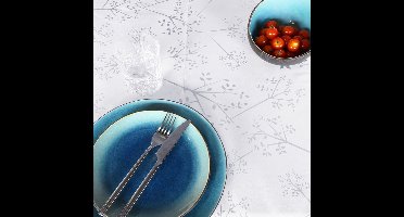 IVOL PVC Tafelzeil Takken 140 x 200 cm - Tafelkleed met non-woven vliesrug