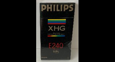 VHS video cassette Philips XHG E240 (4 hours) (per stuk)