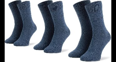 Bugatti vrijetijdssokken (3 paar) Indigo blauw maat 43-46