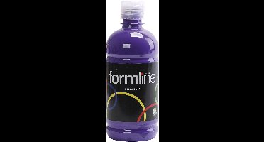 Tempera Verf Mat, violet, 500 ml/ 1 fles