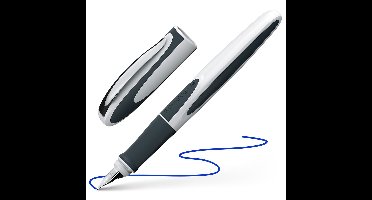 Schneider vulpen - Ray - penpunt M+ - wit/grijs - rechtshandig - S-168249