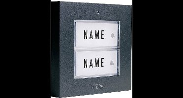 m-e modern-electronics 41273 Zender voor Draadloze deurbel Met naambord