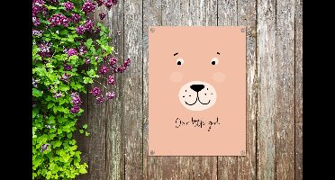 Tuin decoratie Quotes - Baby - Spreuken - Our little girl - 30x40 cm - Tuindoek