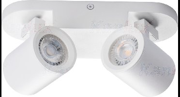 Laurin 2 wandlamp - plafondlamp spot - incl LED - wit