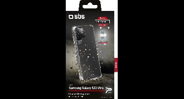 SBS Impact Telefoonhoesje geschikt voor Samsung Galaxy S22 Ultra Shockproof Hardcase Hoesje - Transparant
