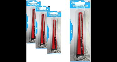 4x Veba Afbreekmes 9mm  - Voordeelverpakking