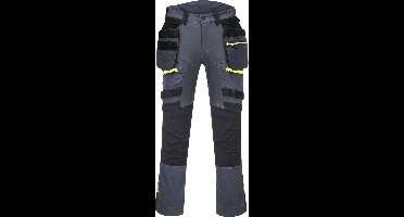 Portwest DX4 Broek met afneembare holsterzakken DX440 - Mol grijs - 34