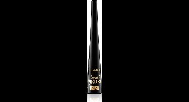 Eveline - Liquid Precision 2000 Percent Eyeliner Liner In Black 4Ml Brush