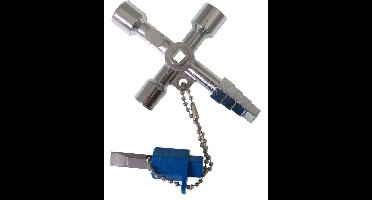 Schakelkastsleutel Universeel, Kruissleutel.