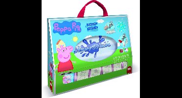 Multiprint Waterstempelset Peppa Pig 8-delig Blauw