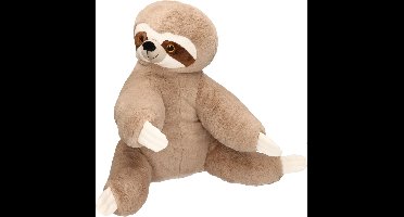 Pluche knuffel dieren grote Luiaard van 43 cm. Wildlife knuffelbeesten - Cadeau voor kind/jongens/meisjes