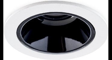 Groenovatie LED Inbouwspot 5W CREE - Rond - Kantelbaar - Dimbaar - Wit/Zwart