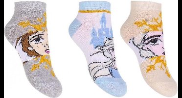 Frozen enkelsokken - sokken - enkelsokjes - 3 paar - maat 31/34