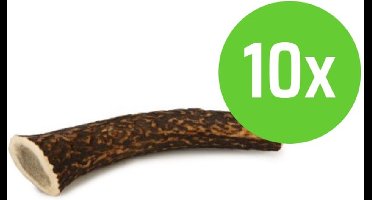 Beeztees Hertengewei - Hondensnack - M - ca 110 gram - hondensnack - 10 Stuks
