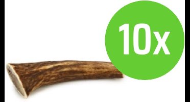 Beeztees Hertengewei - Hondensnack - S - ca 60 gram - hondensnack - 10 Stuks