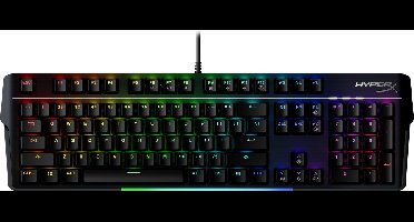 HyperX Alloy MKW100 - Gaming Toetsenbord - Mechanisch - HyperX Red Switch - US Qwerty - Zwart