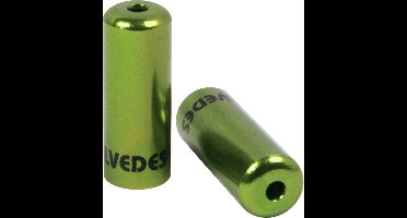 Elvedes kabelhoedje 4,2mm aluminium groen(10x)