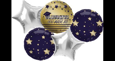 Folat - Folieballonnen Set Academic Elegance - 5 stuks